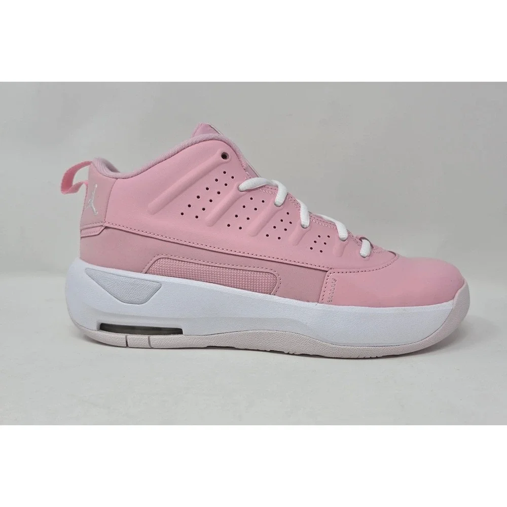 Jordan Max Aura 7 GS Med Soft Pink White Pearl Pink HQ2089-601 Kids Size 6Y